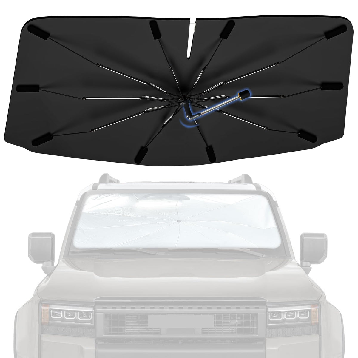 Windshield Sun Shade Umbrella for Dodge Durango 2011-2026 Front Window