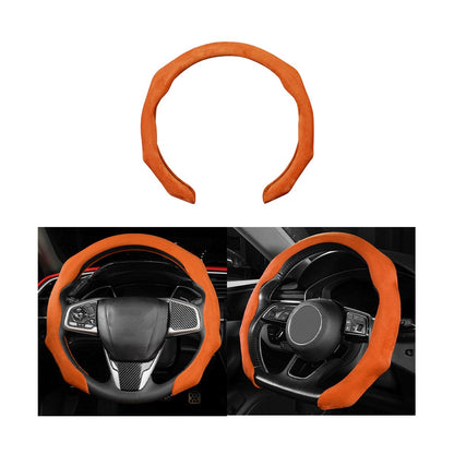 Mandark 15 Inch Car Steering Wheel Cover, Non-Slip, Black