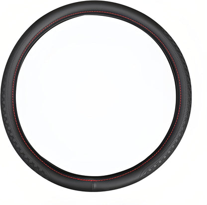18 Inch Steering Wheel Cover for Semi Trucks - Premium Soft-Touch Faux Leather with No-Slip Grip, Fits Big Rig, RV & 18 Wheeler (Black, 18 inch)
