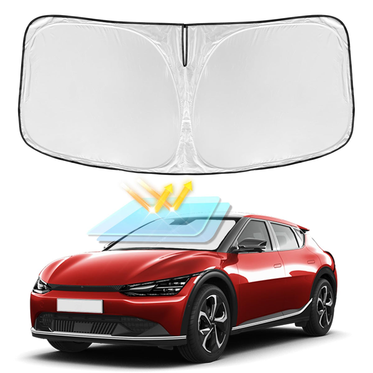 for Toyota Tacoma 2016-2024 2025 2026 Sun Shade Sunshade Windshield Cover