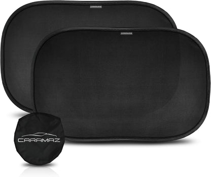 CARAMAZ Car Window Shade for Baby with Certified UV-Protection 2 Pack - 20"x12"