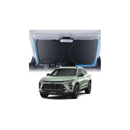 Windshield Sun Shade for Honda CR-V 2000-2026, 100% UV Block & Heat Insulation, Custom Fit Sunshade, Foldable Car Sunshade with Storage Bag, Summer Car Accessory