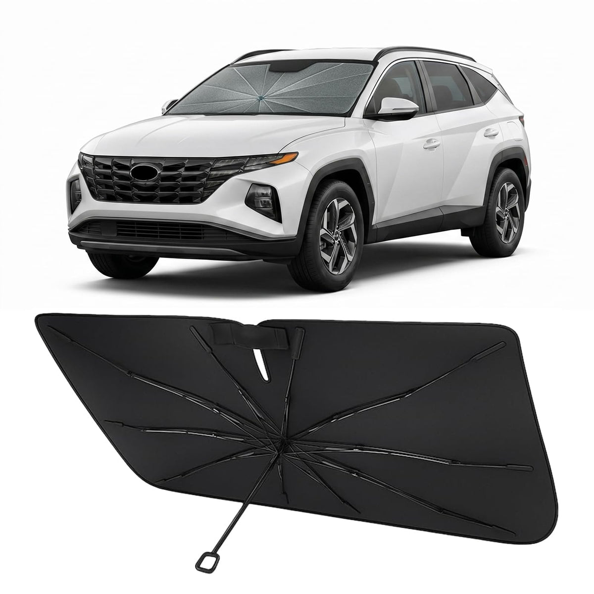Proadsy Custom Fit Windshield Sun Shade Umbrella for 2023-2026 Honda Accord