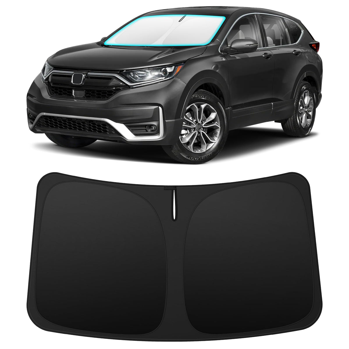 INSAUTO Custom Fit Windshield Sun Shade for Toyota Camry 2018-2024