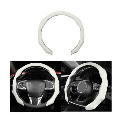 Mandark 15 Inch Car Steering Wheel Cover, Non-Slip, Black