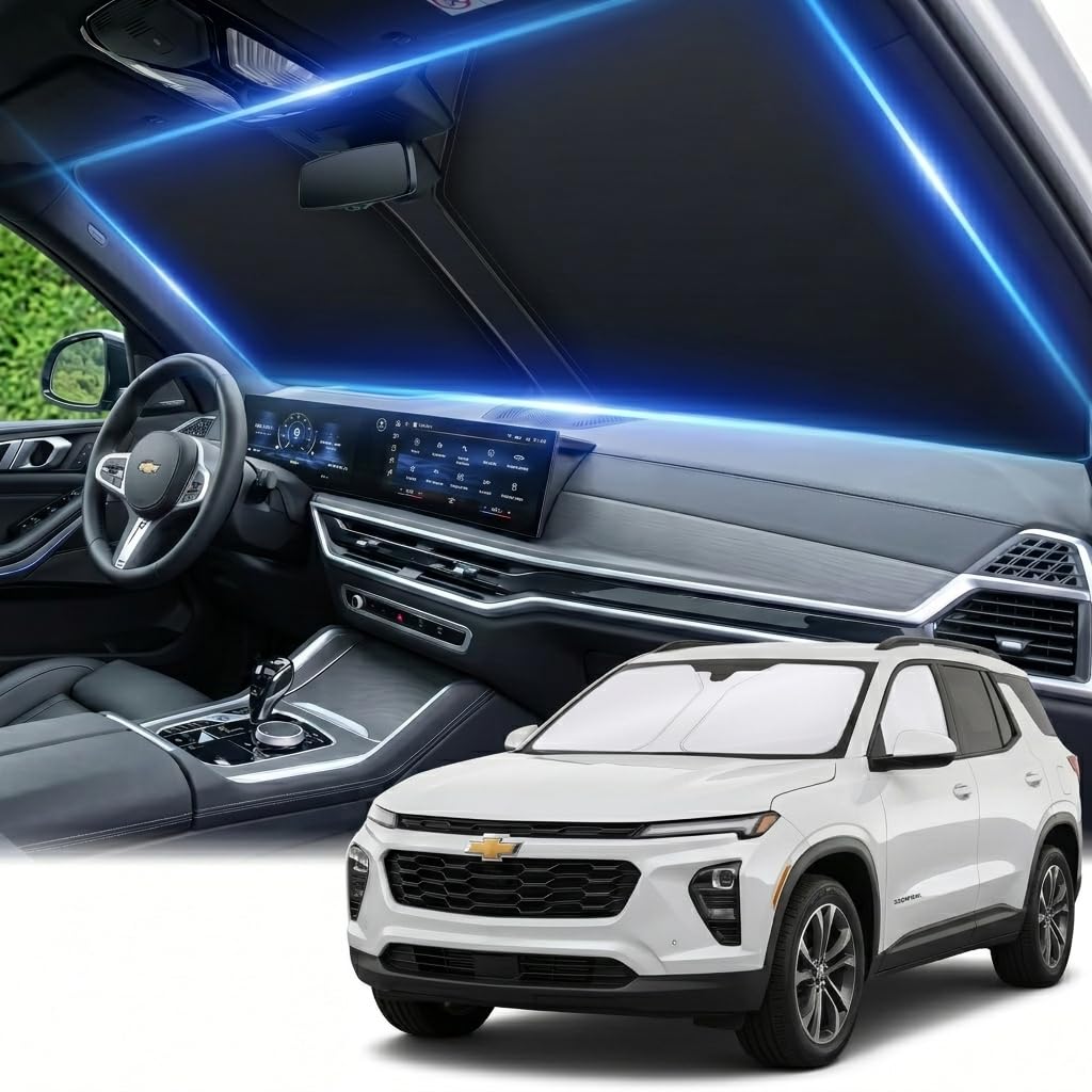 for Honda Accord 2018-2022 Windshield Sun Shade Front Window Shade Custom Fit Accord Accessories Sun Visor Foldable Shade Blocks UV Rays Summer Must Have Car Accessories