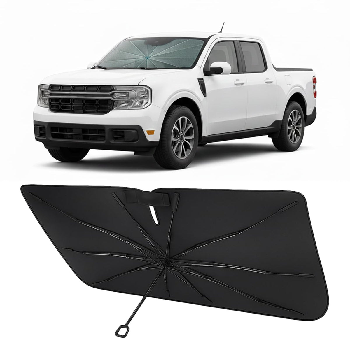 Proadsy Custom Fit Windshield Sun Shade Umbrella for 2023-2026 Honda Accord