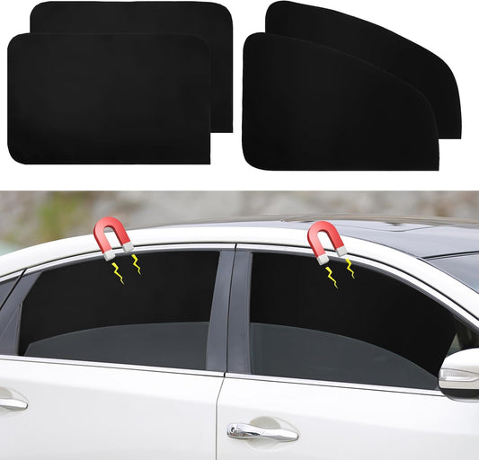 Ovege Blackout Car Window Curtains 4pcs Magnetic Privacy