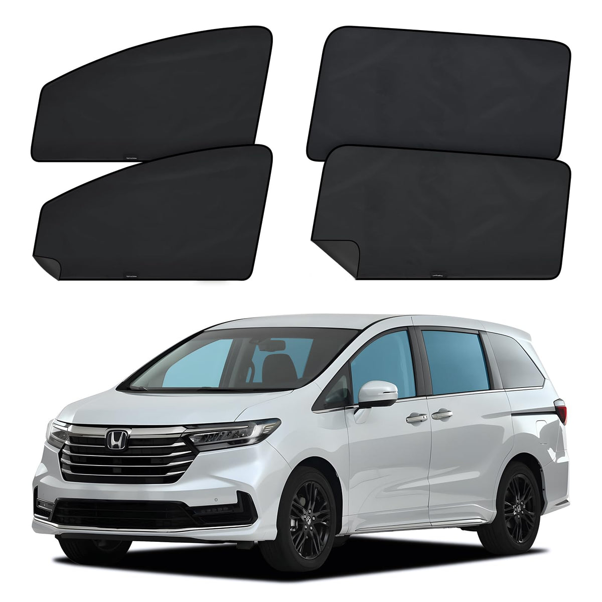 ZATOOTO Magnetic Honda Civic Sun Shade 2017-2024, Privacy & Cool, 4 Pack