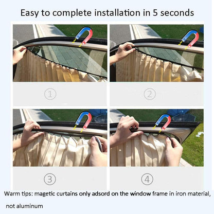 ZATOOTO Magnetic Car Window Covers for Privacy Baby Sun Shades