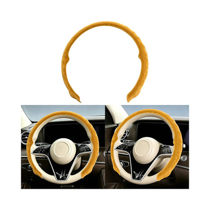 Mandark 15 Inch Car Steering Wheel Cover, Non-Slip, Black