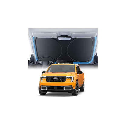 Windshield Sun Shade for Honda CR-V 2000-2026, 100% UV Block & Heat Insulation, Custom Fit Sunshade, Foldable Car Sunshade with Storage Bag, Summer Car Accessory