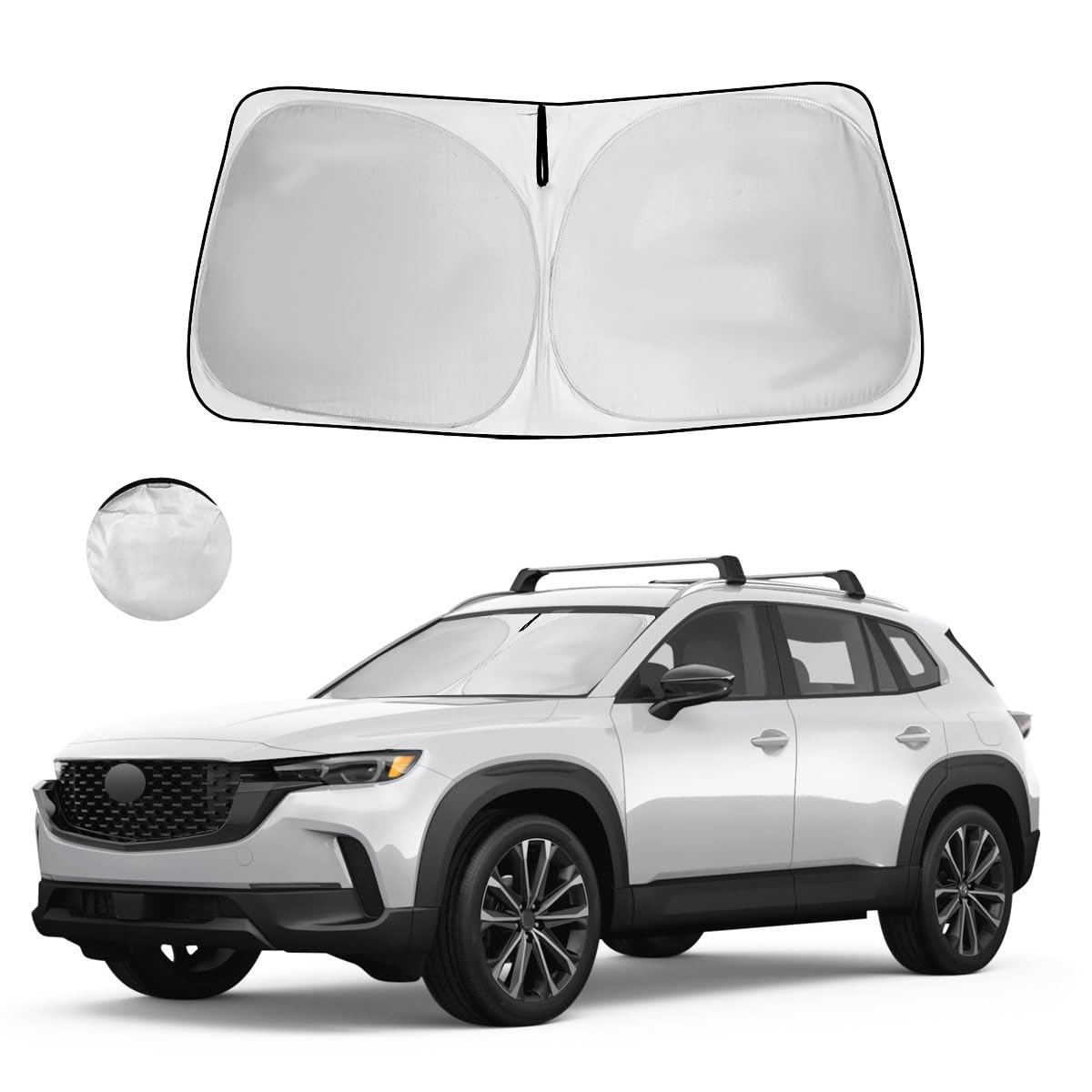 Windshield Sun Shade Car Sunshade Accessories for 2026-2019 Toyota RAV4