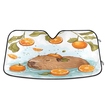 Car Windshield Sunshade Irises Vincent Van Gogh Pattern, Blocks Sun Visor Protector Foldable Sun Shield Keep Your Vehicle Cool, Fits Windshields of Most Sizes