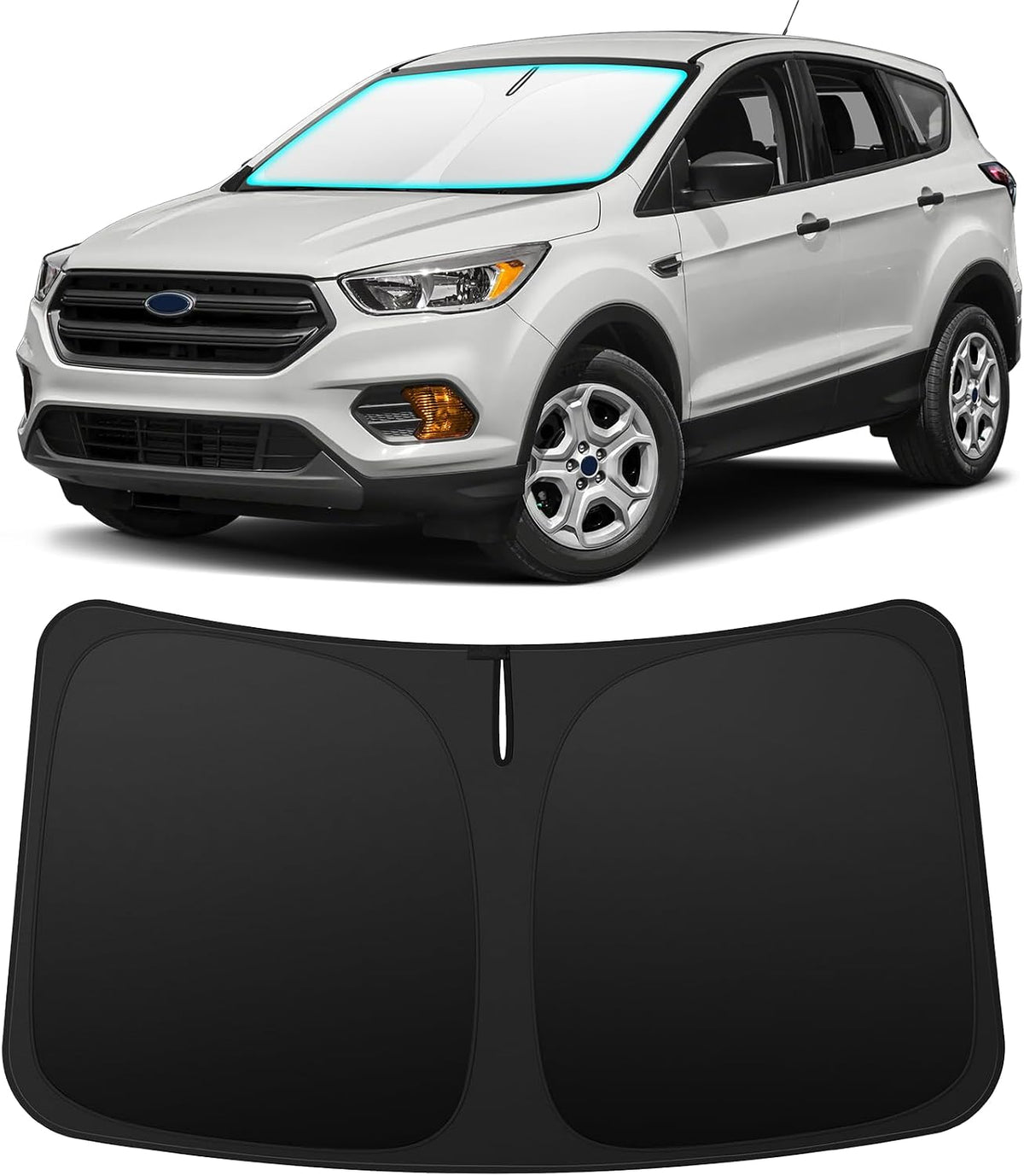 INSAUTO Custom Fit Windshield Sun Shade for Ford Escape 2013-2019
