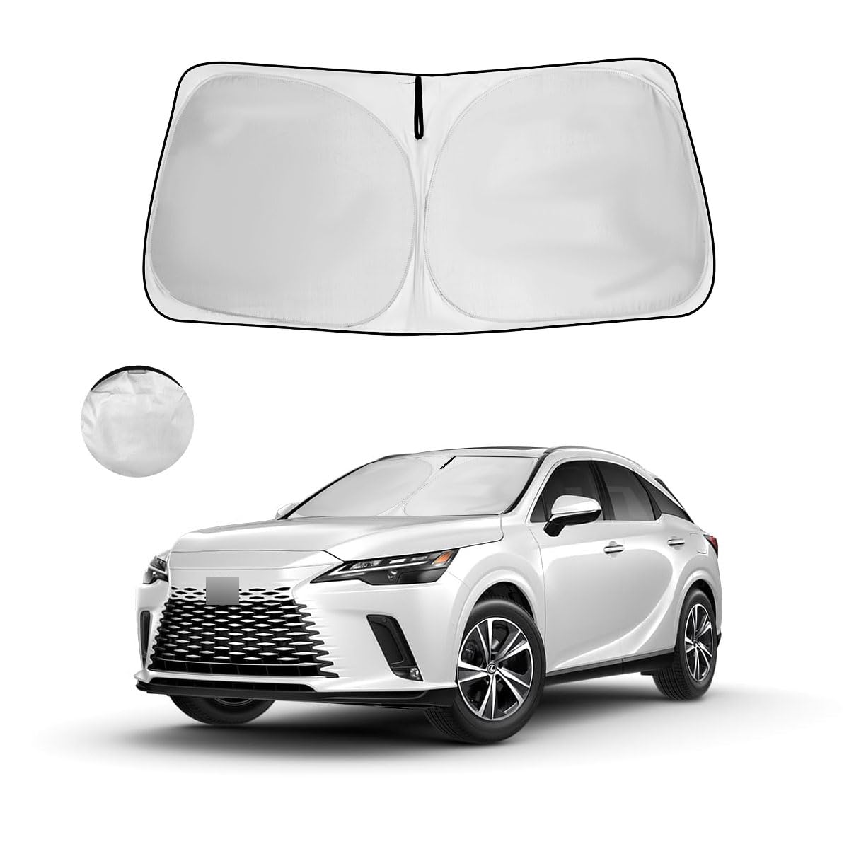 Windshield Sun Shade Car Sunshade Accessories for 2026-2019 Toyota RAV4