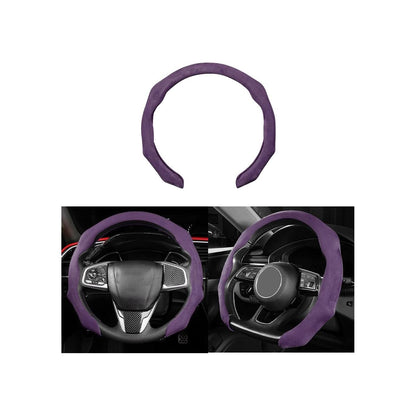 Mandark 15 Inch Car Steering Wheel Cover, Non-Slip, Black