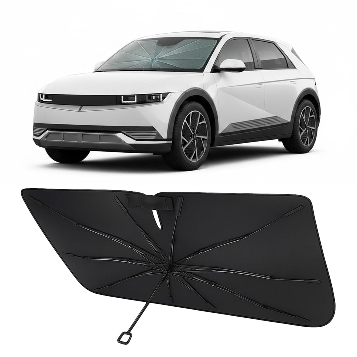 Proadsy Custom Fit Windshield Sun Shade Umbrella for 2023-2026 Honda Accord