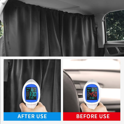 Car Sun Shade Kit,Large Car Curtains Include 1PCS Divider Curtain and 2PCS Magnetic Curtain,Universal Truck Window Shades Accessories for Privacy,Sleeping,Blackout (Large for SUV&Truck)