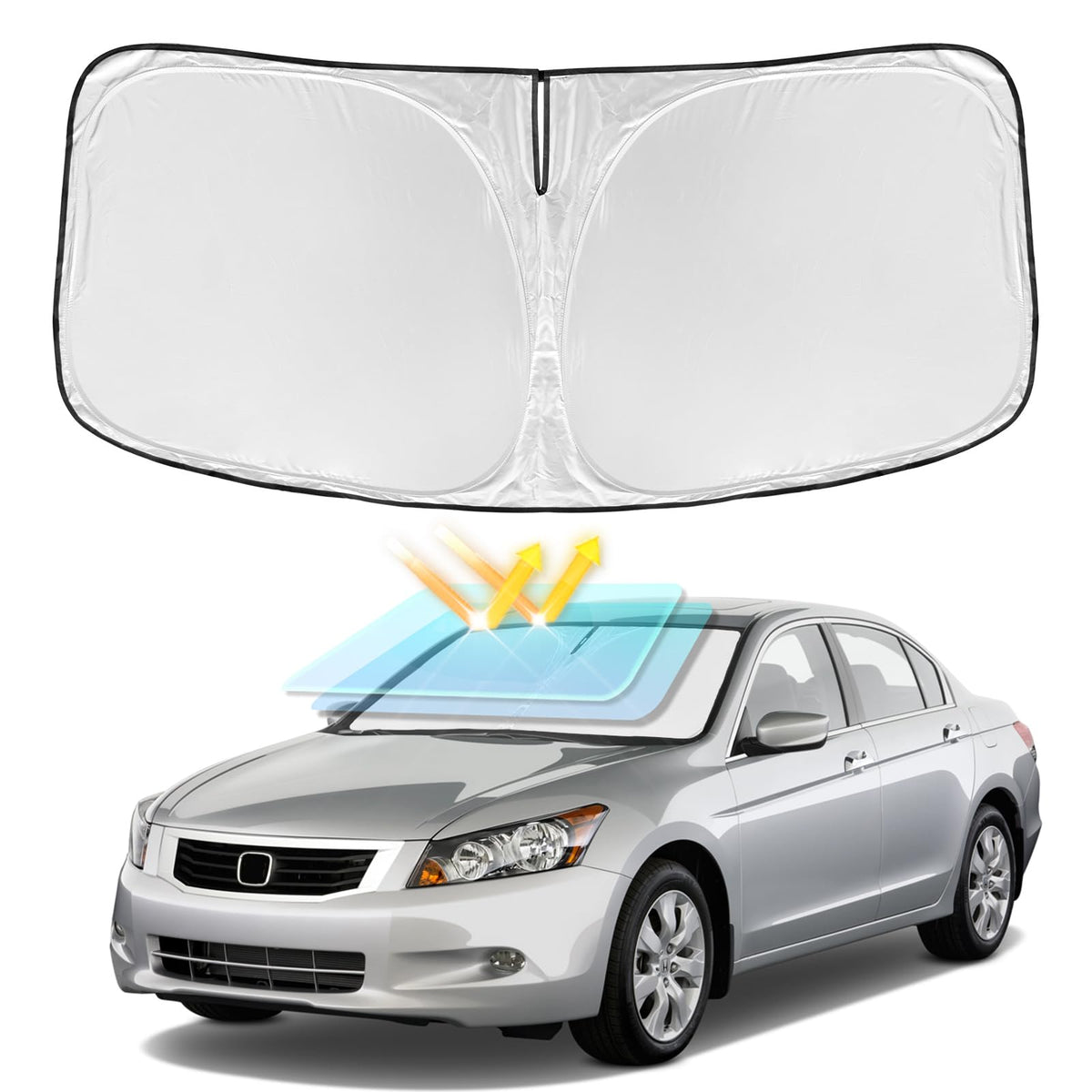 for Toyota Tacoma 2016-2024 2025 2026 Sun Shade Sunshade Windshield Cover