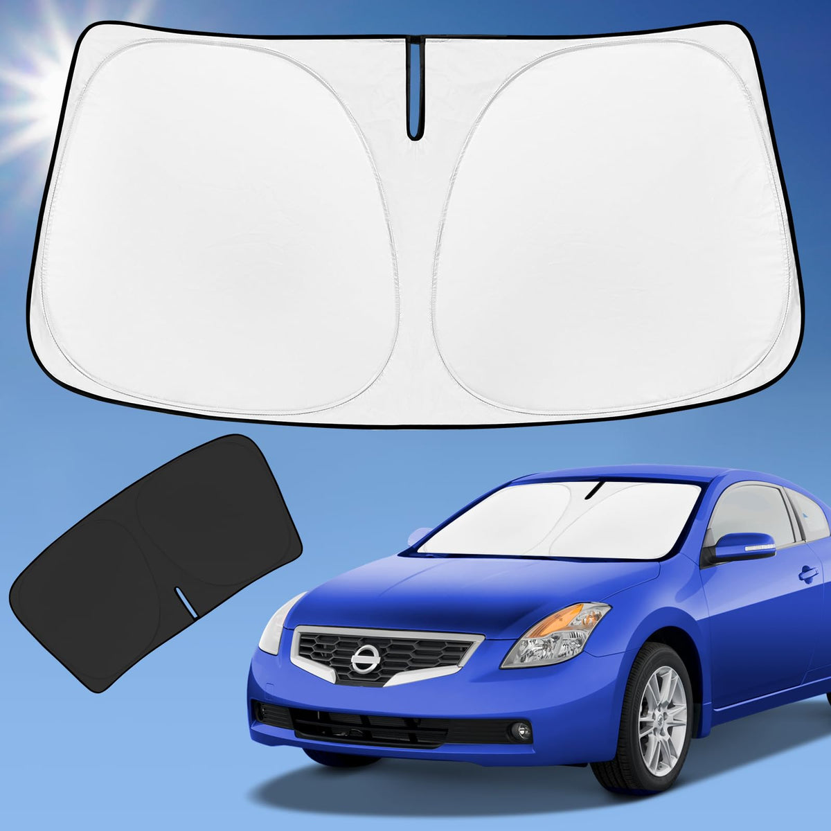 for Toyota Tacoma 2016-2024 2025 2026 Sun Shade Sunshade Windshield Cover