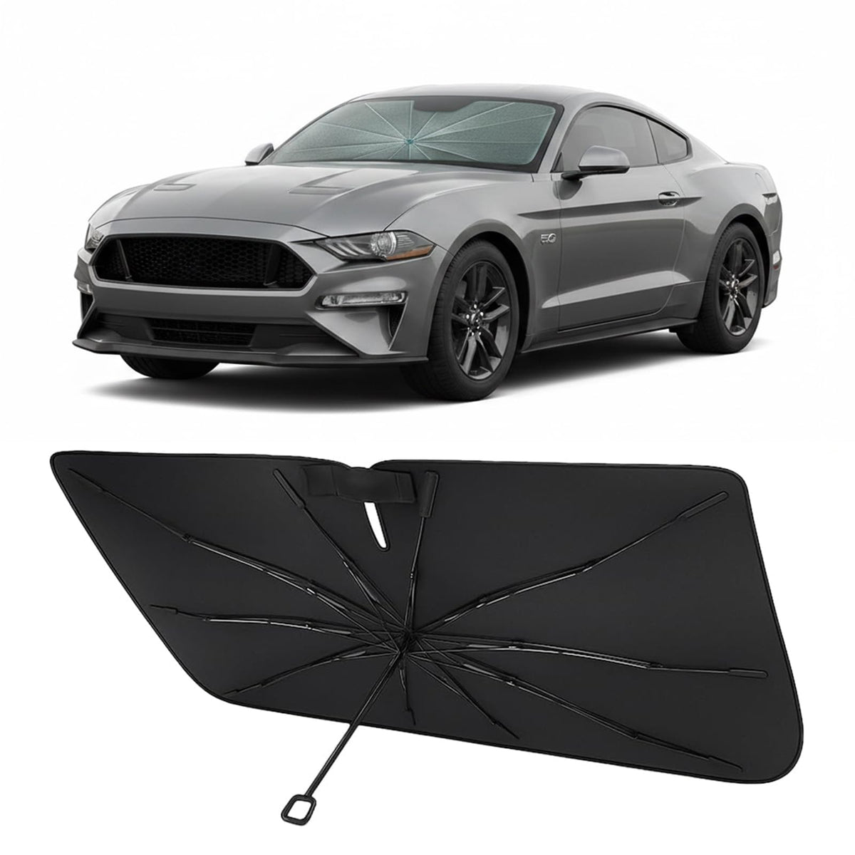 Proadsy Custom Fit Windshield Sun Shade Umbrella for 2023-2026 Honda Accord