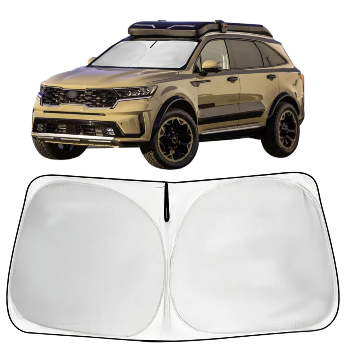 Windshield Sun Shade Car Sunshade Accessories for 2026-2019 Toyota RAV4