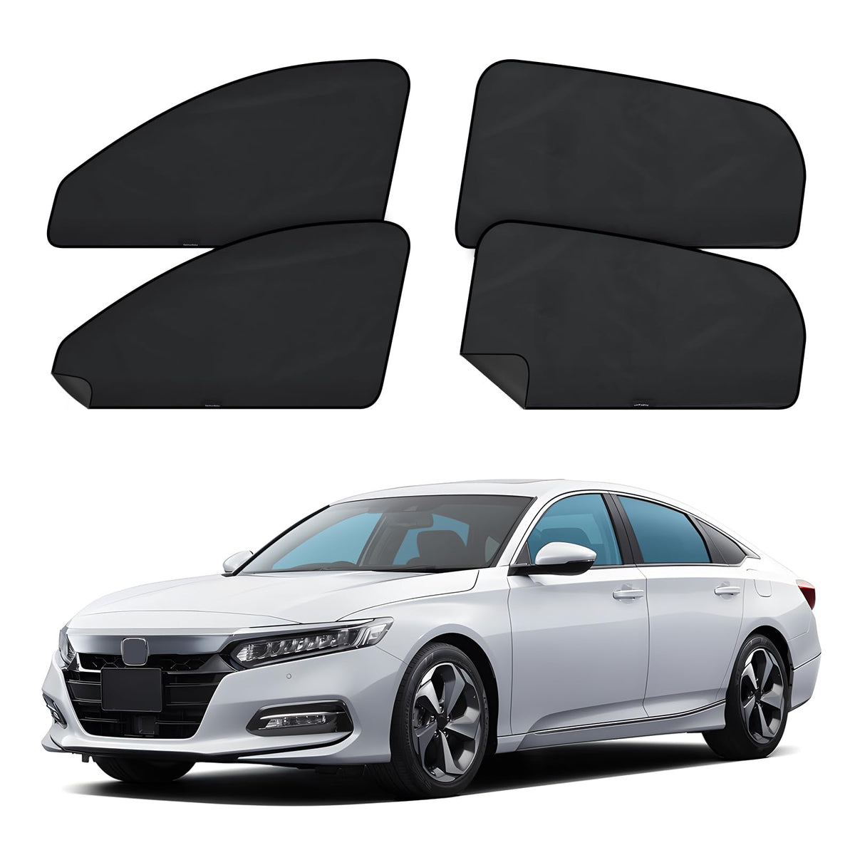 ZATOOTO Magnetic Honda Civic Sun Shade 2017-2024, Privacy & Cool, 4 Pack