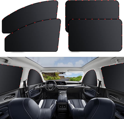 ZATOOTO Magnetic Car Window Shades for Side Window Sun Shade, Full Blackout