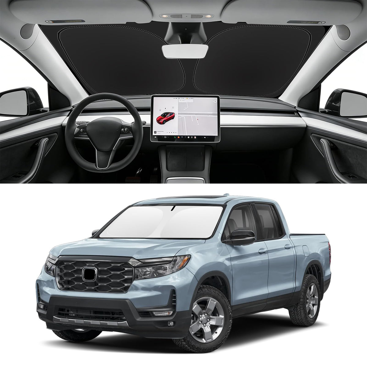 Custom Fit Windshield Sun Shade for BMW X1 2016-2026