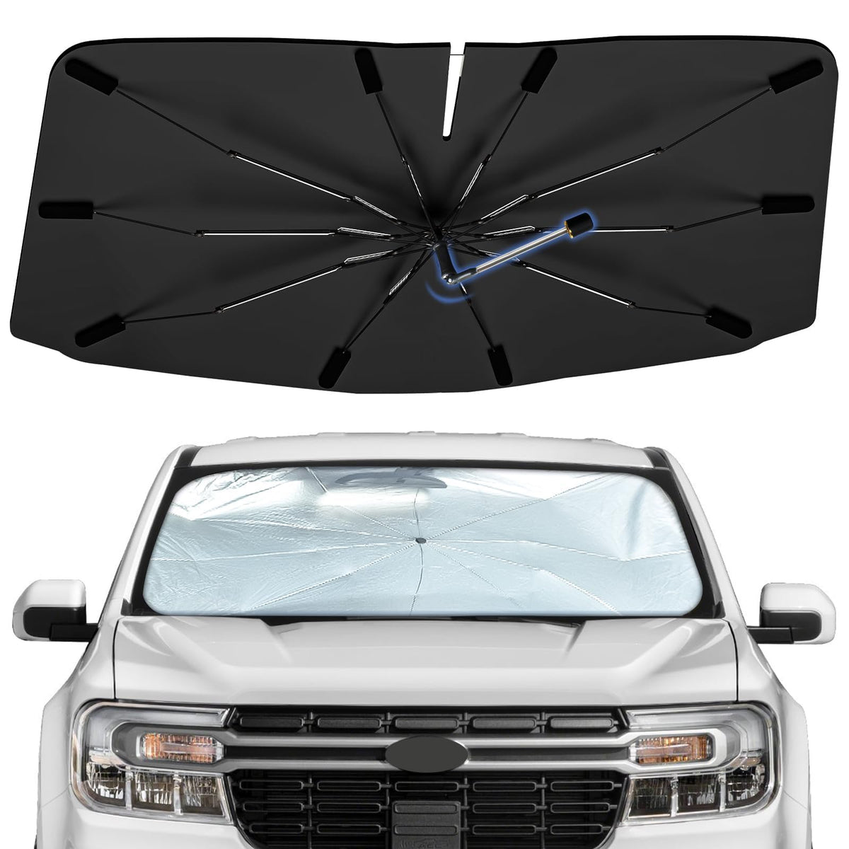 Windshield Sun Shade Umbrella for Dodge Durango 2011-2026 Front Window
