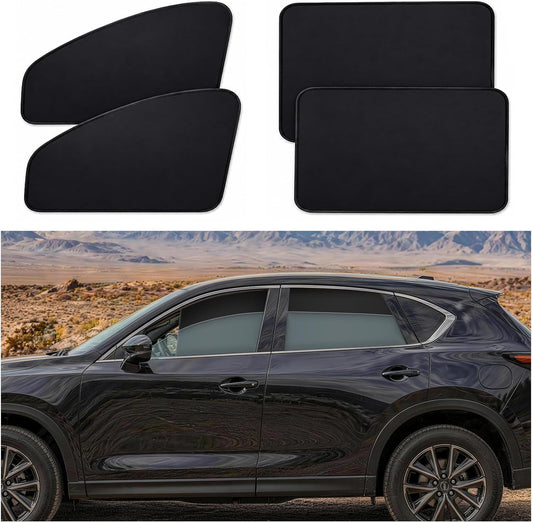 ZATOOTO Magnetic Car Window Shade 4 Pack, Car Privacy Curtain UV Block