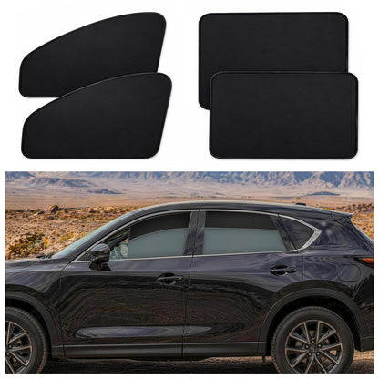 ZATOOTO Magnetic Car Window Shade 4 Pack, Car Privacy Curtain UV Block
