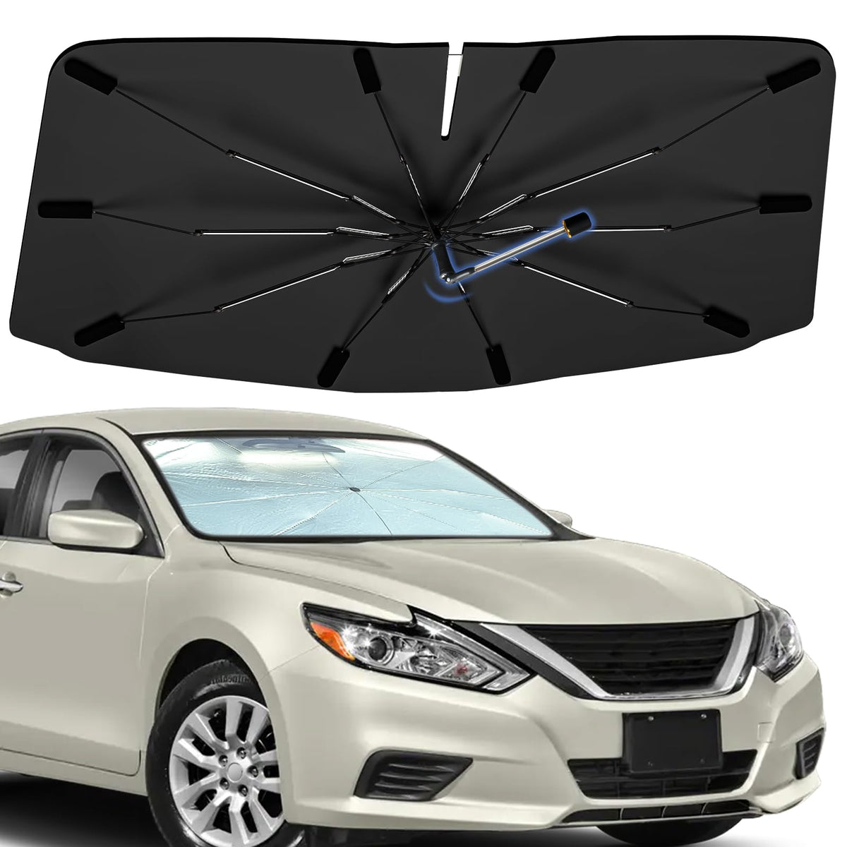 Windshield Sun Shade Umbrella for Dodge Durango 2011-2026 Front Window