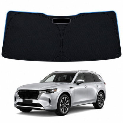Zanch Custom Windshield Sun Shade for Nissan Altima 2019-2026, 7-Layer UV & Heat Block, 3D Laser Scanned, Interior Protection, Keep Car Cooler, Foldable Car Accessories