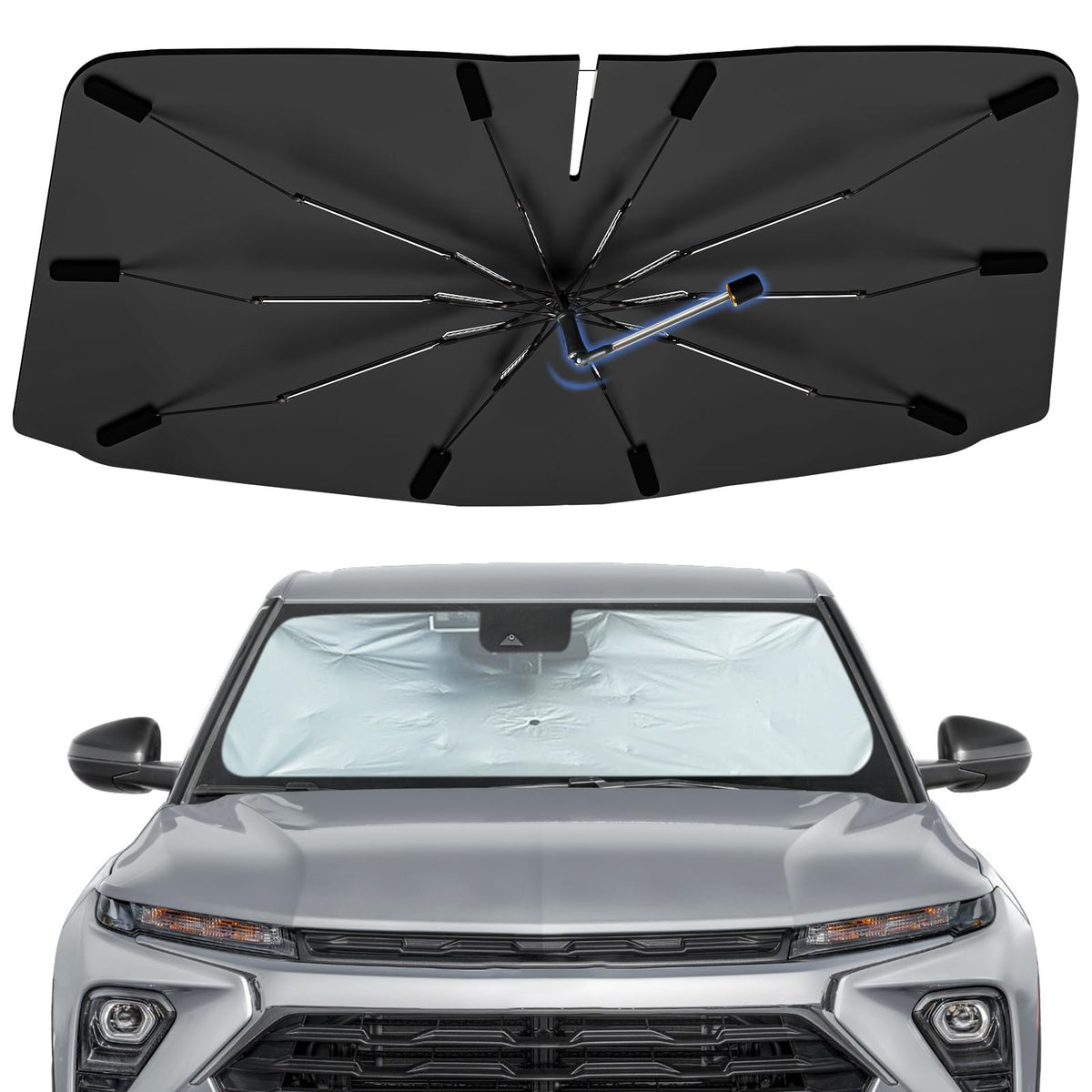 Windshield Sun Shade Umbrella for Dodge Durango 2011-2026 Front Window