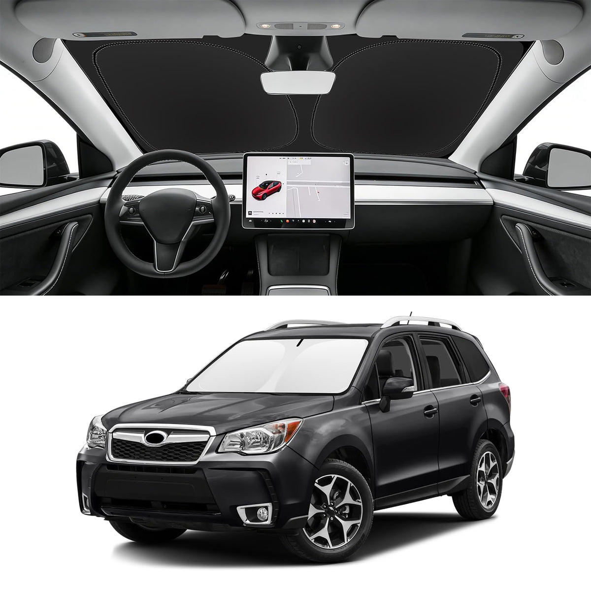 Custom Fit Windshield Sun Shade for BMW X1 2016-2026