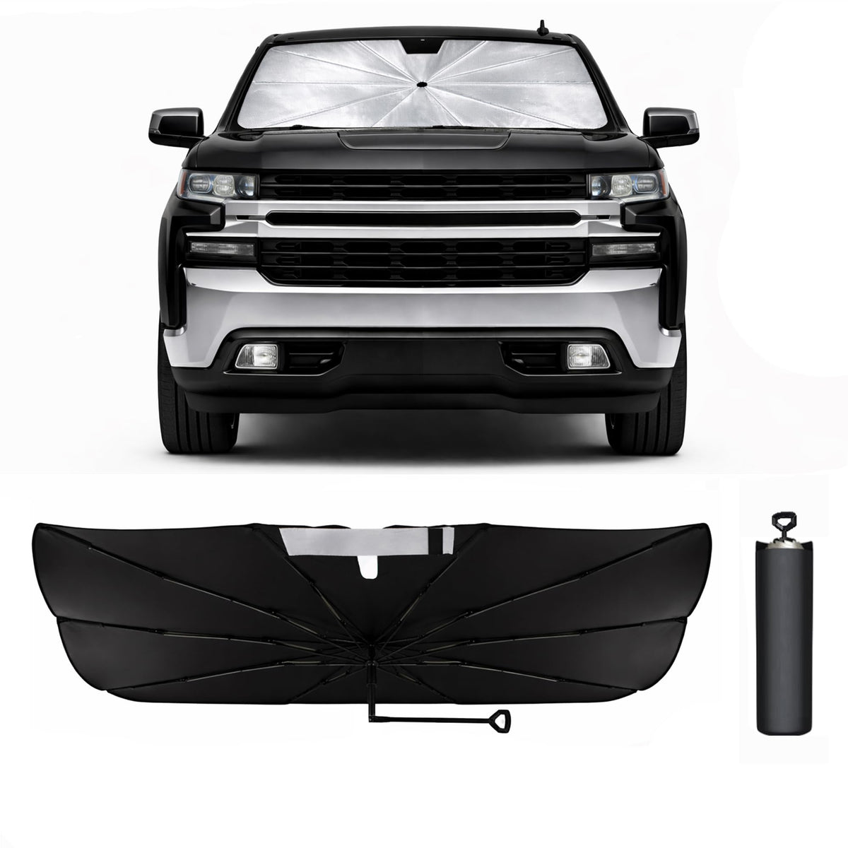 Car Windshield Sun Shade Umbrella for Mercedes Benz GLE 2020-2026
