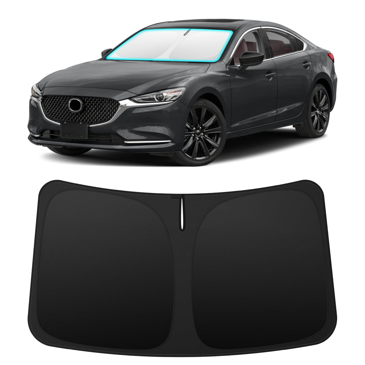 INSAUTO Custom Fit Windshield Sun Shade for Toyota Camry 2018-2024