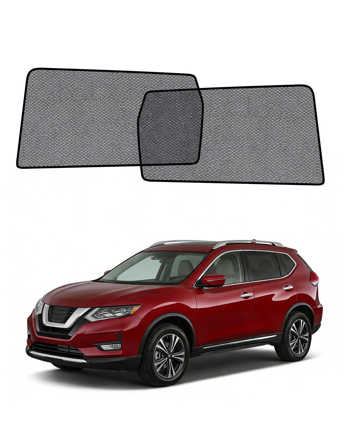 Car Window Shade for Honda Pilot 2016-2022,2 Pack UV & Glare Protection, Breathable Privacy Screen, Insect & Bug Blocker Magnetic Mesh Side Rear Sun Shades for Baby Camping, Napping & Travel