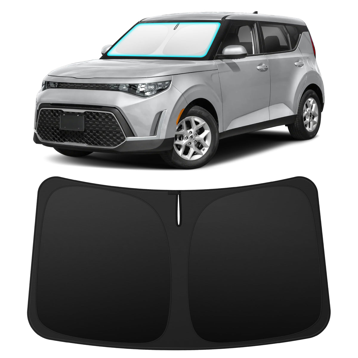 INSAUTO Custom Fit Windshield Sun Shade for Ford Escape 2013-2019