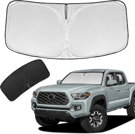 for Toyota Tacoma 2016-2024 2025 2026 Sun Shade Sunshade Windshield Cover