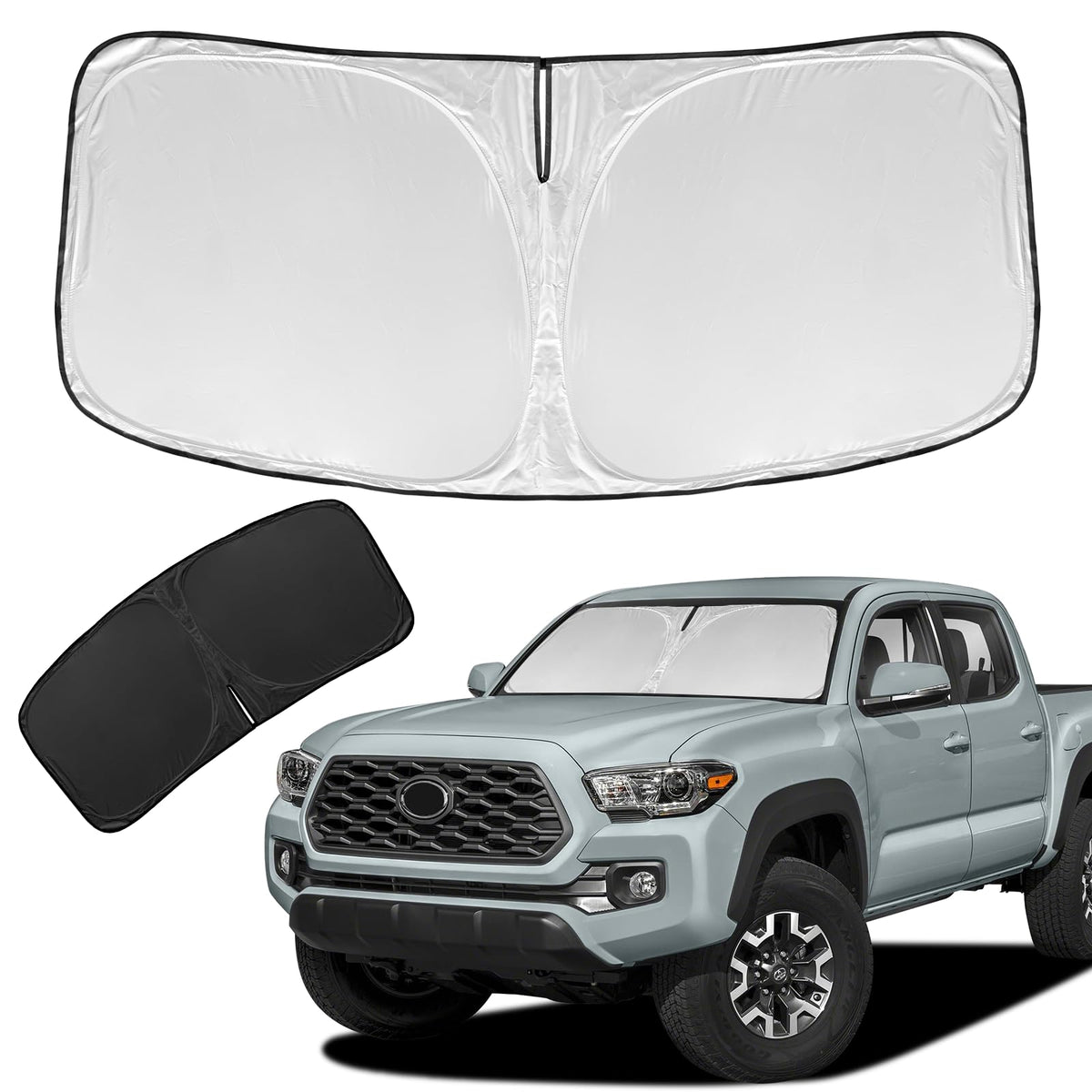 for Toyota Tacoma 2016-2024 2025 2026 Sun Shade Sunshade Windshield Cover