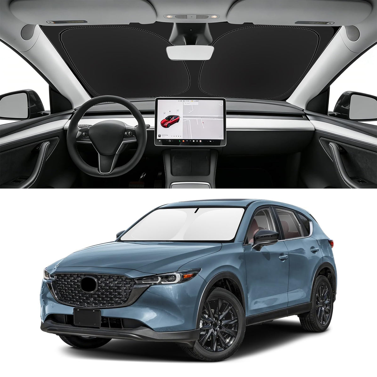 Custom Fit Windshield Sun Shade for BMW X1 2016-2026