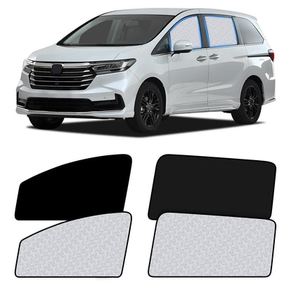 ZATOOTO Magnetic Car Window Shade for Side Window Car Privacy Curtains 4pcs