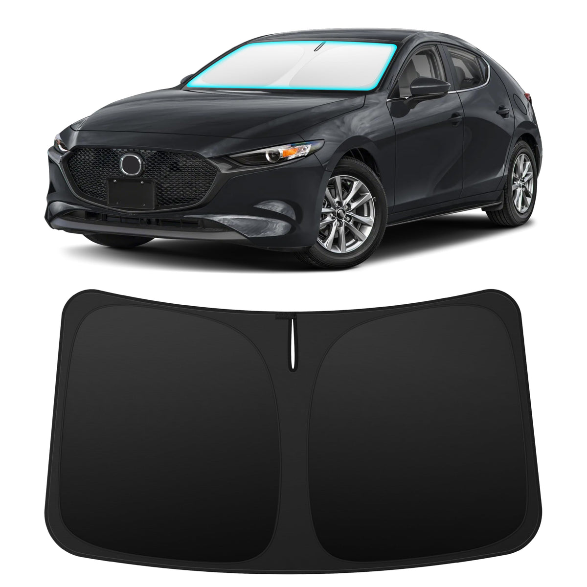 INSAUTO Custom Fit Windshield Sun Shade for Toyota Camry 2018-2024