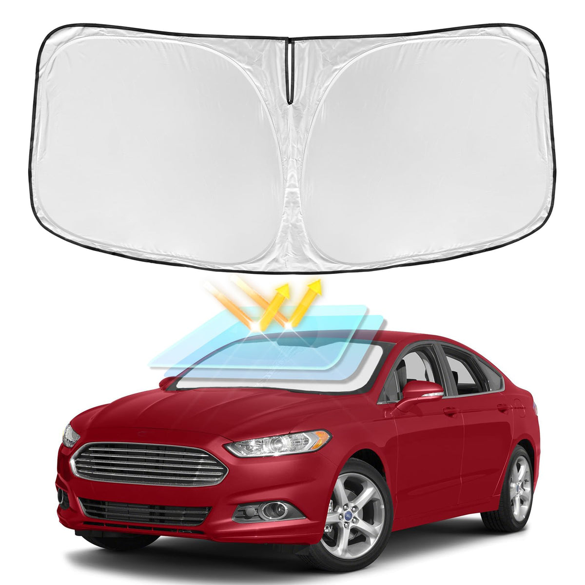 for Toyota Tacoma 2016-2024 2025 2026 Sun Shade Sunshade Windshield Cover