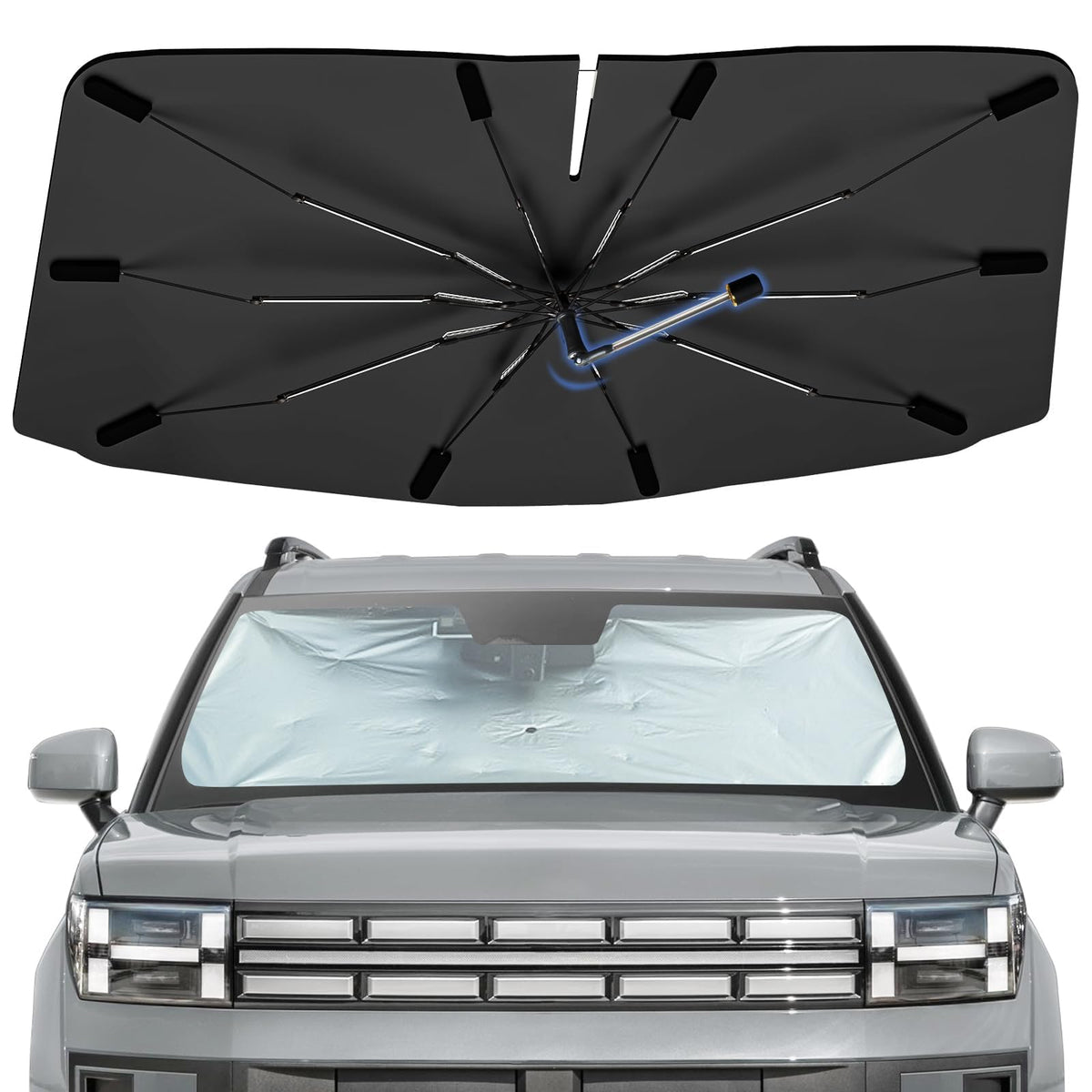 Windshield Sun Shade Umbrella for Dodge Durango 2011-2026 Front Window