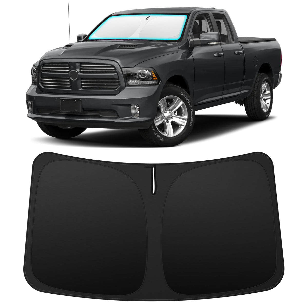 INSAUTO Custom Fit Windshield Sun Shade for Toyota Camry 2018-2024