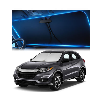 Magnelex Windshield Sun Shade for Kia K5 2021-2026 / Hyundai Sonata 2020-2026, Foldable Car Window Sunshade, Heat & UV Visor Cover, Reflective Front Shades Accessories